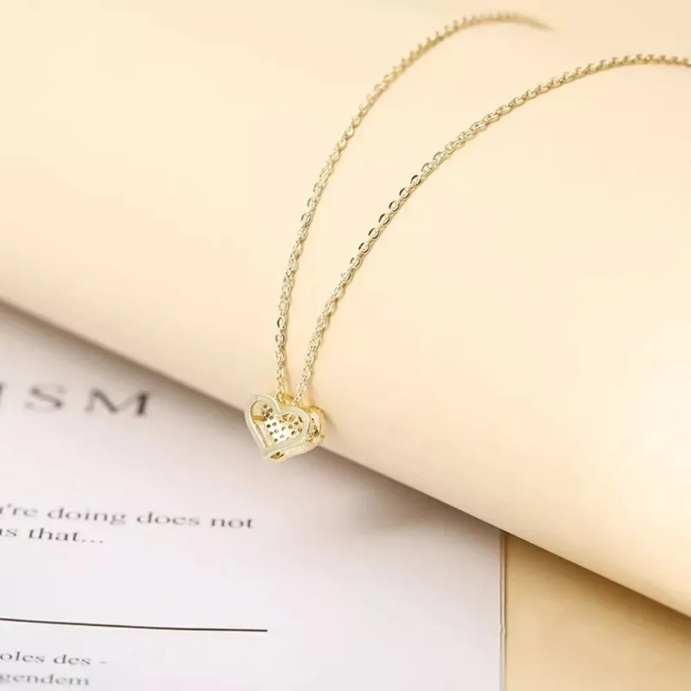 New LOVE Heart Pendant Necklace